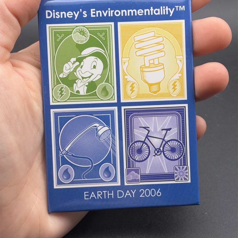 Disney Jiminy Cricket Earth Day 2006 Environmentality Pin